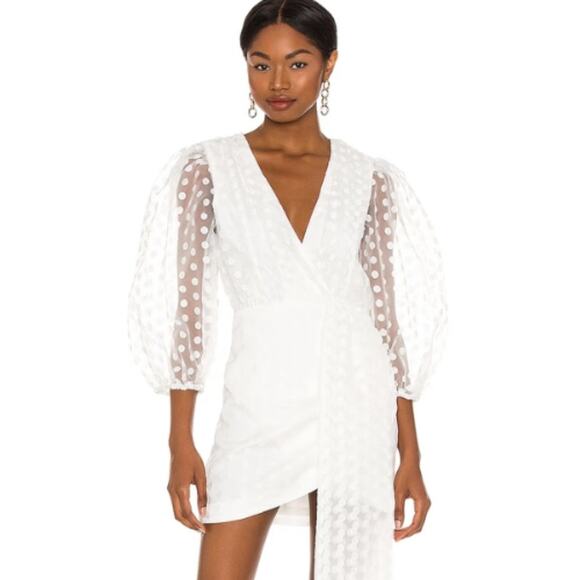 Lovers & Friends Alize Mini Dress in White NWT Size Medium - Picture 1 of 4